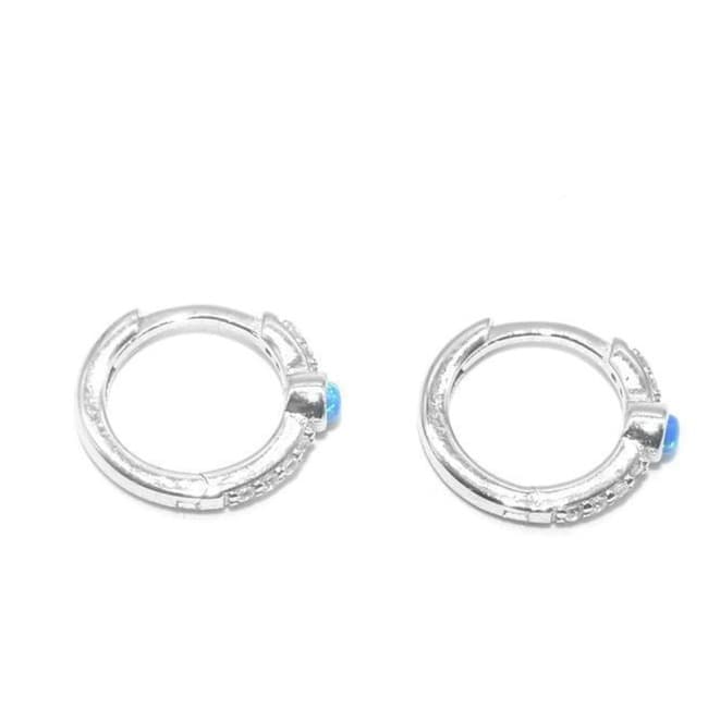 メンズピアス 小粒フープシリーズ 宝石風フープピアス