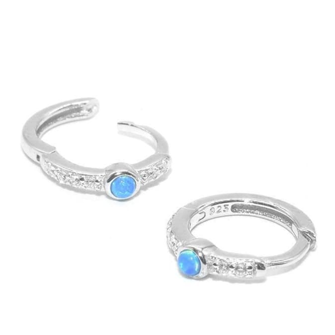 メンズピアス 小粒フープシリーズ 宝石風フープピアス