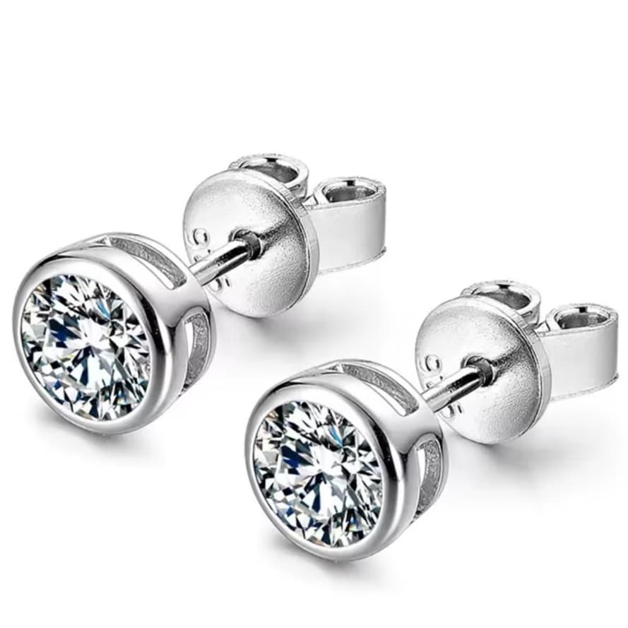 メンズピアス 上品な輝き クリスタルジュエリーピアス