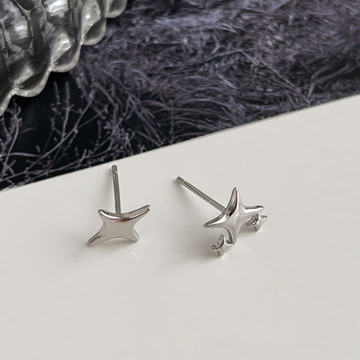 メンズピアス きらめき 星空 スタッドピアス