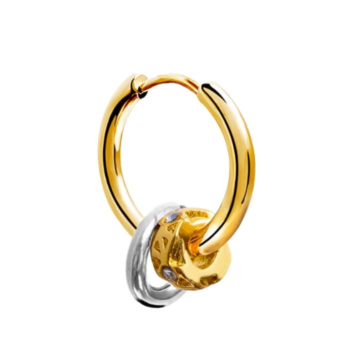 メンズピアス リングピアス フープデザイン チャームピアス