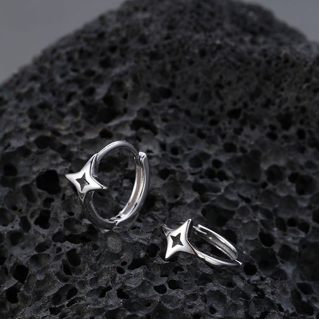 メンズピアス メンズピアス 星光輝く極小スタッドピアス
