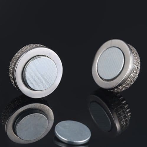 メンズピアス 耳元輝く石留めマグネットピアス