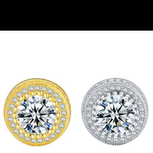 メンズピアス 耳元輝く石留めマグネットピアス
