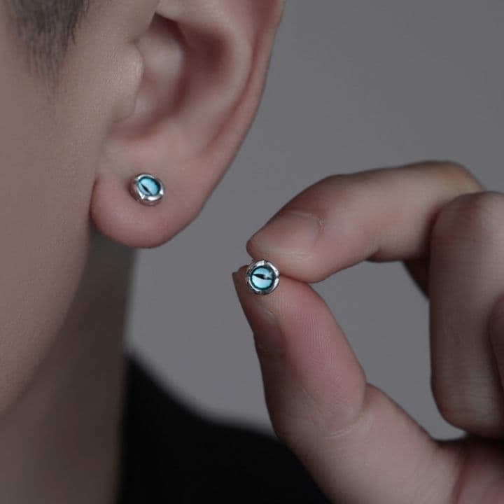 メンズピアス 神秘の瞳 円形ピアス