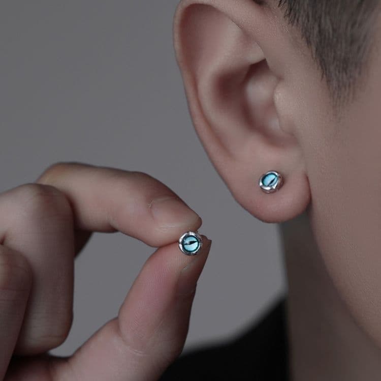 メンズピアス 神秘の瞳 円形ピアス
