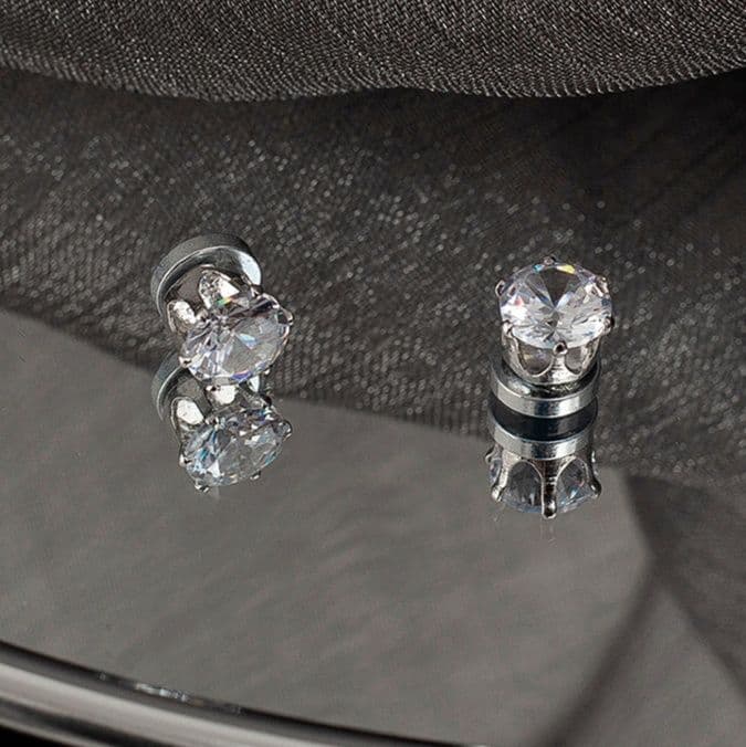 メンズピアス シンプル輝石ピアス