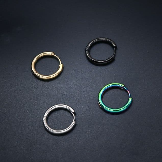 メンズピアス イヤリング シンプルリング