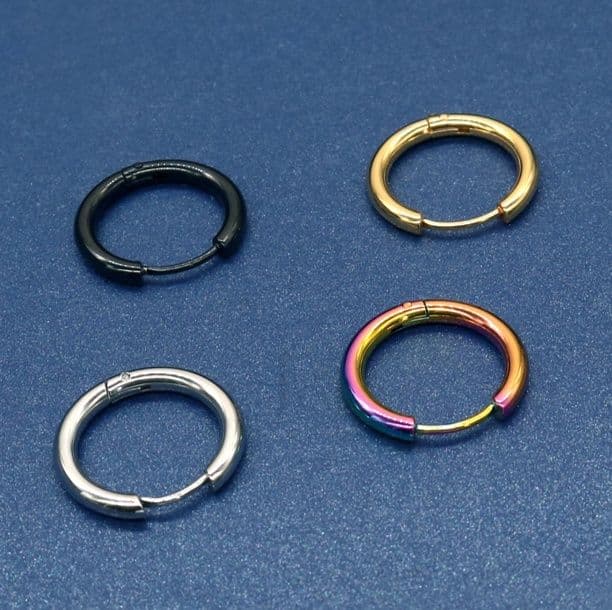 メンズピアス イヤリング シンプルリング