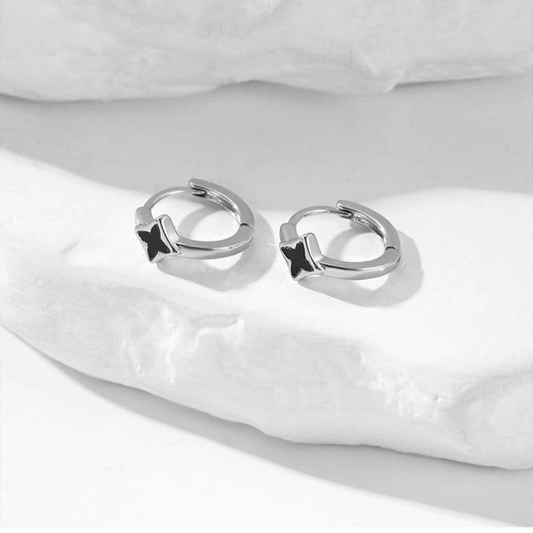メンズピアス 星型リングピアス
