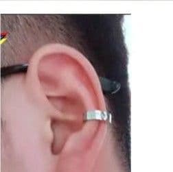 メンズピアス シンプル輪型ピアス イヤリング