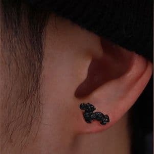メンズピアス 福を招く幸運の神獣ピアス