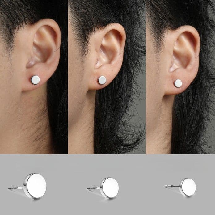 メンズピアス 極光円盤ピアス