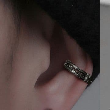メンズピアス 龍鱗模様調整可能型イヤーカフ