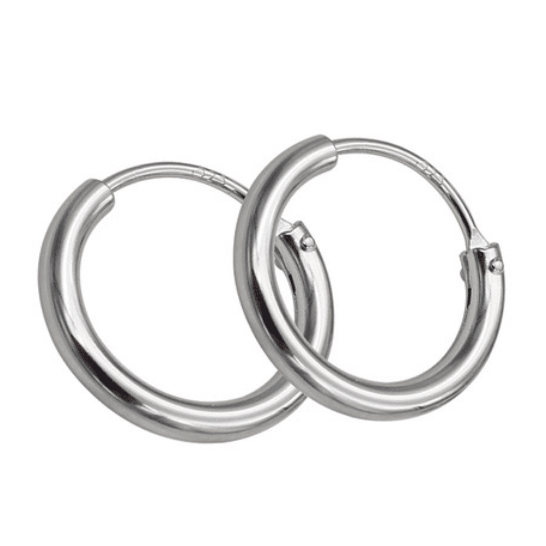 メンズピアス シンプル輪型フープピアス メンズ
