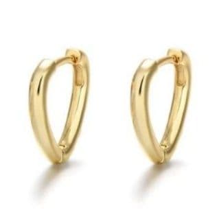 メンズピアス 幾何学デザイン ドロップピアス