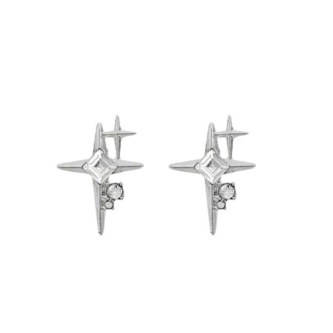 メンズピアス 天空の輝き クロススター ピアス