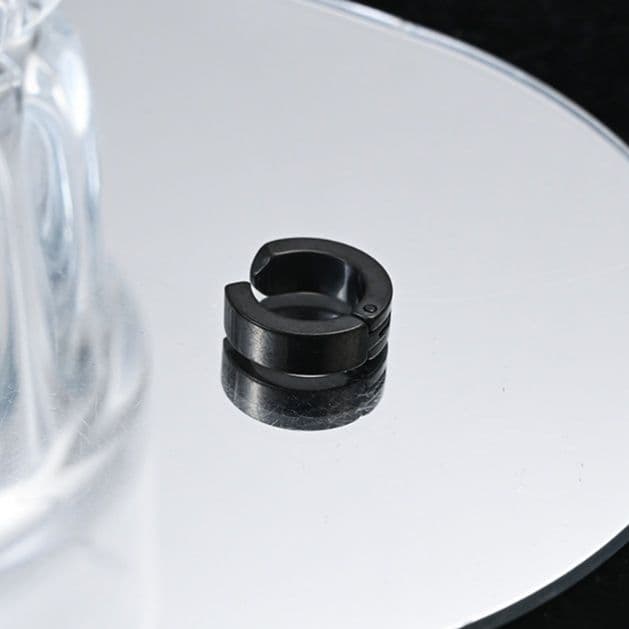 メンズピアス シンプルフープピアス