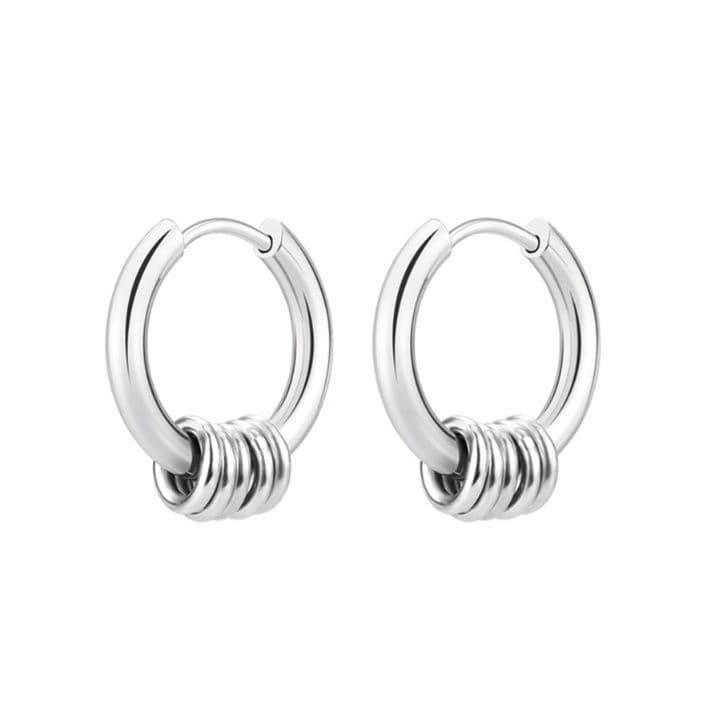 メンズピアス リング風フープピアス