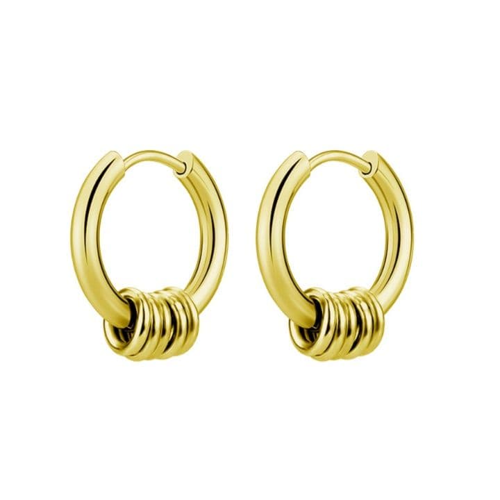 メンズピアス リング風フープピアス