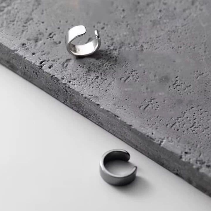 メンズピアス イヤーカフ シンプル無孔イヤーカフ