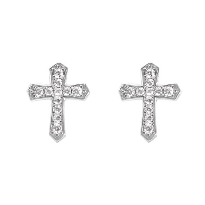 メンズピアス メンズピアス 洗練クロス 片耳ピアス