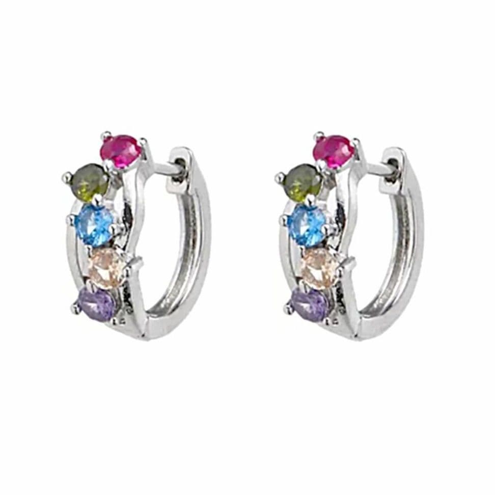 メンズピアス メンズピアス 宝石輝きフープピアス