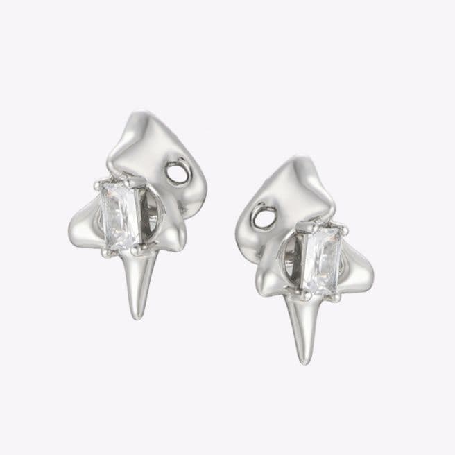 メンズピアス メンズピアス アバンギャルド 三角形スパイクピアス