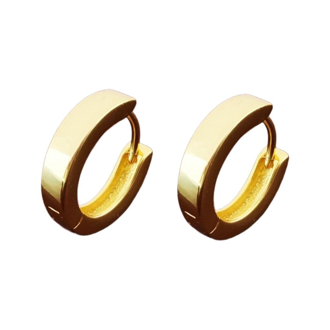 メンズピアス 洗練フープピアス