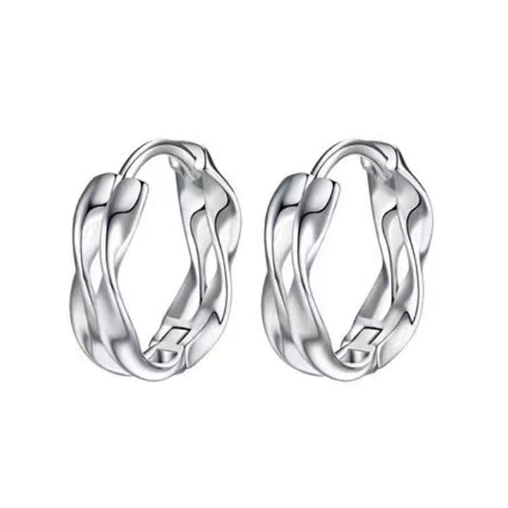 メンズピアス ねじれイヤリング