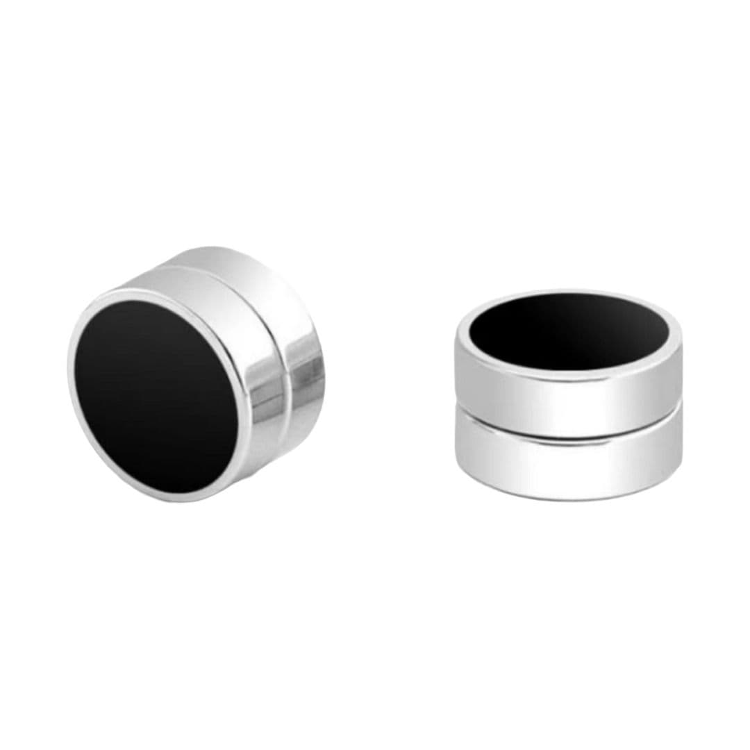 メンズピアス ローマ数字 円形マグネットピアス