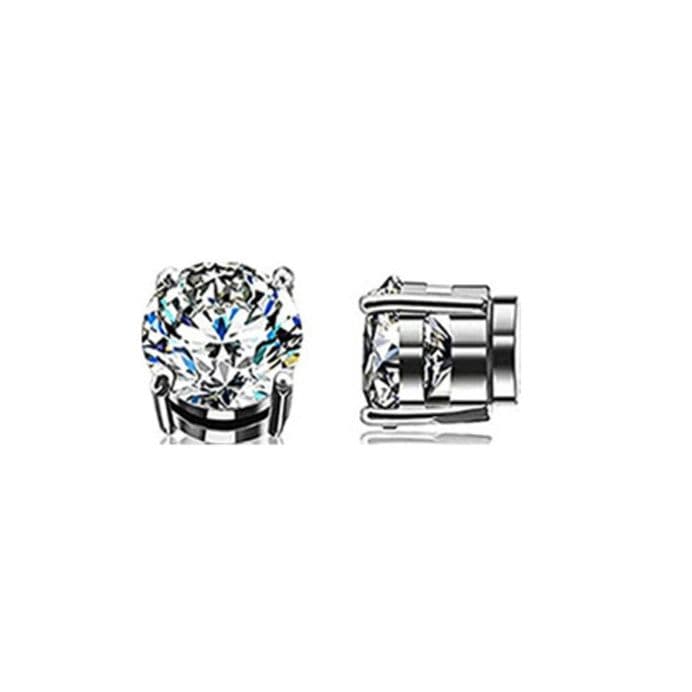 メンズピアス ローマ数字 円形マグネットピアス