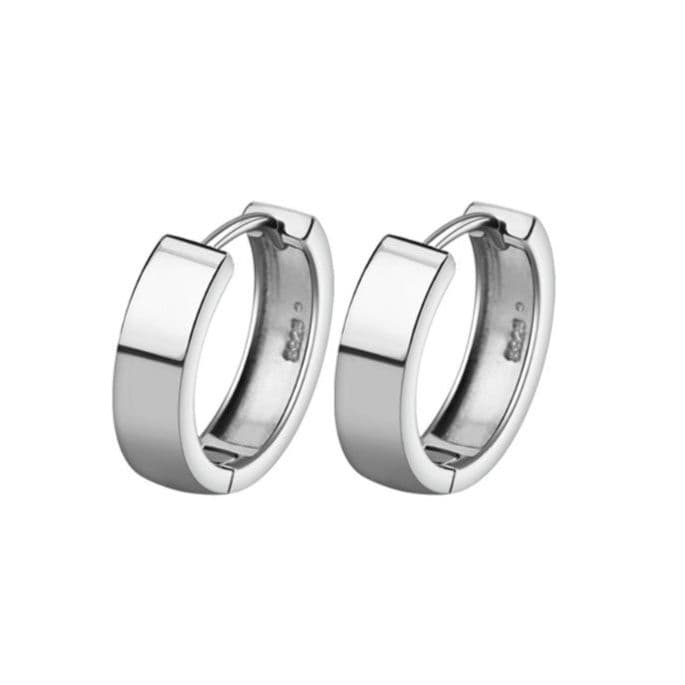 メンズピアス シンプル輪型フープピアス