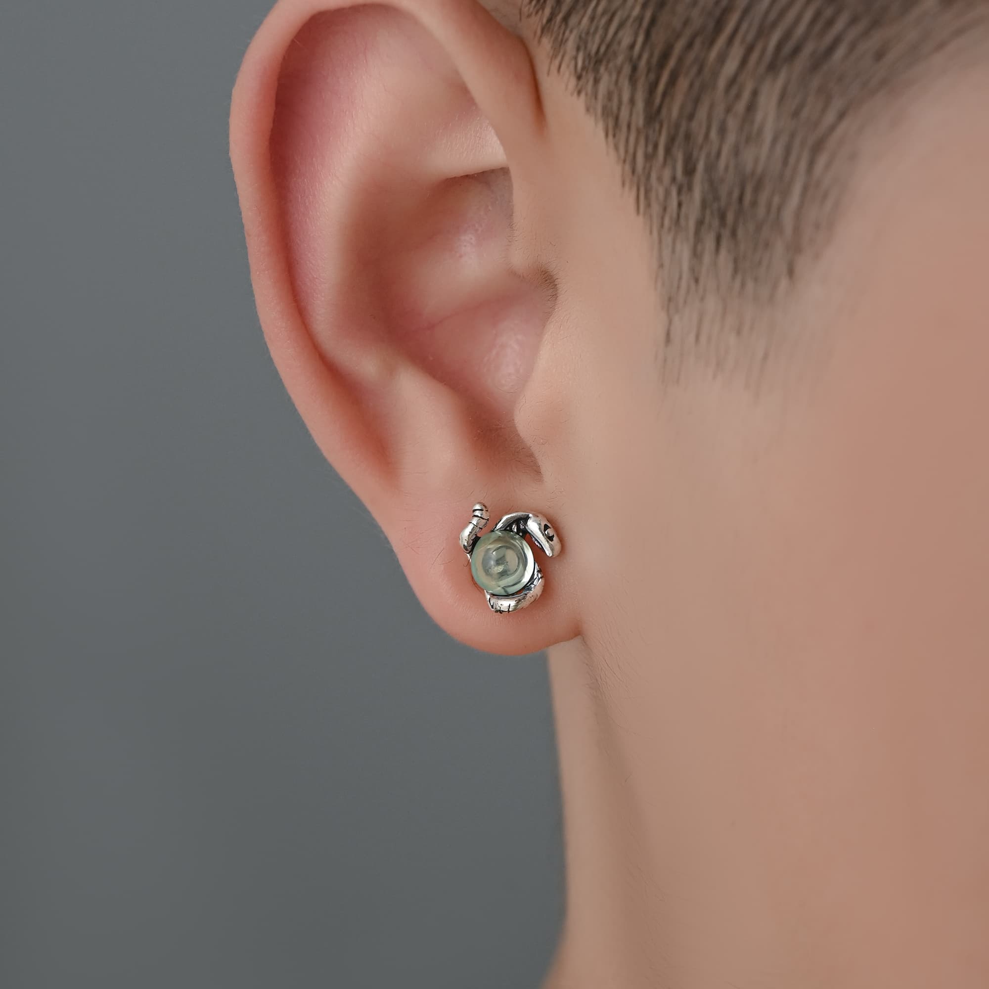 メンズピアス メンズピアス 神秘の海亀ピアス