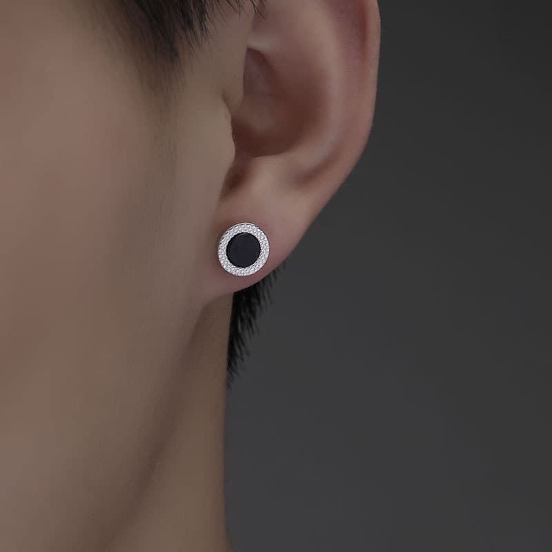 メンズピアス 月影円輪ピアス