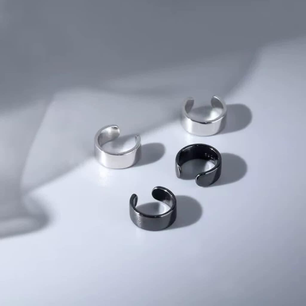 メンズピアス イヤーカフ シンプル無孔イヤーカフ