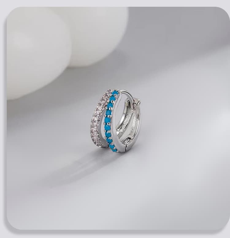 メンズピアス メンズピアス シンプル三日月フープピアス
