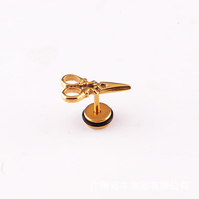 メンズピアス はさみモチーフピアス
