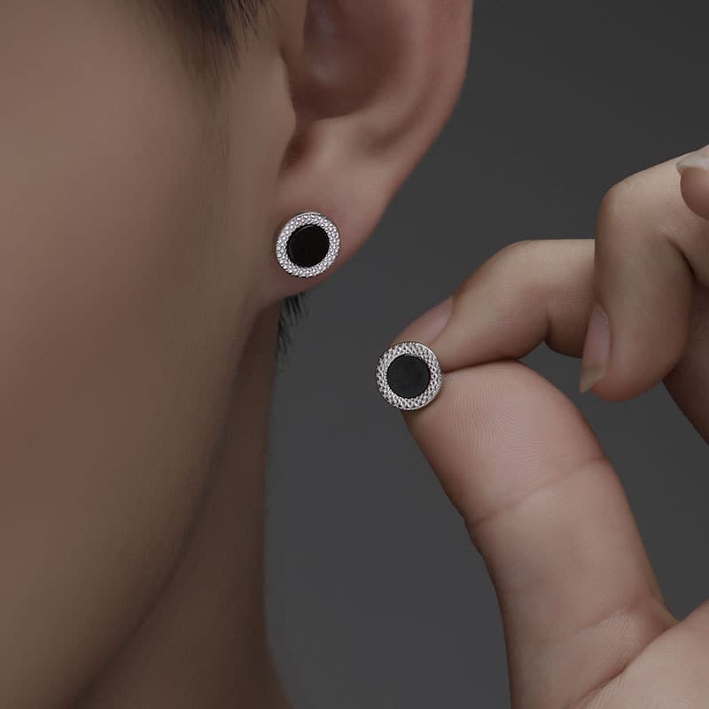 メンズピアス 月影円輪ピアス