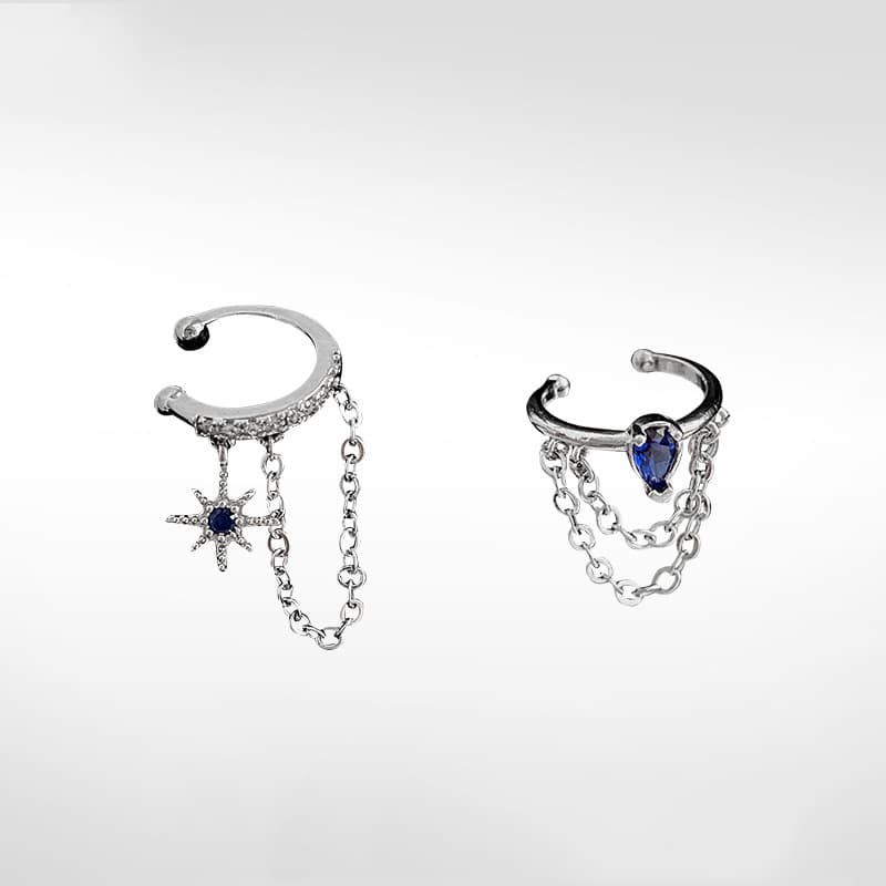 メンズピアス 星屑煌めく イヤーカフ ピアス