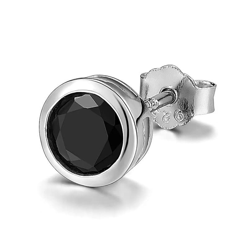 メンズピアス 上品な輝き クリスタルジュエリーピアス