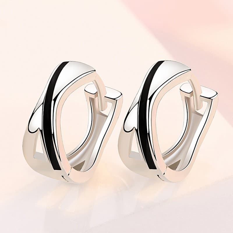 メンズピアス モダン フープ ピアス