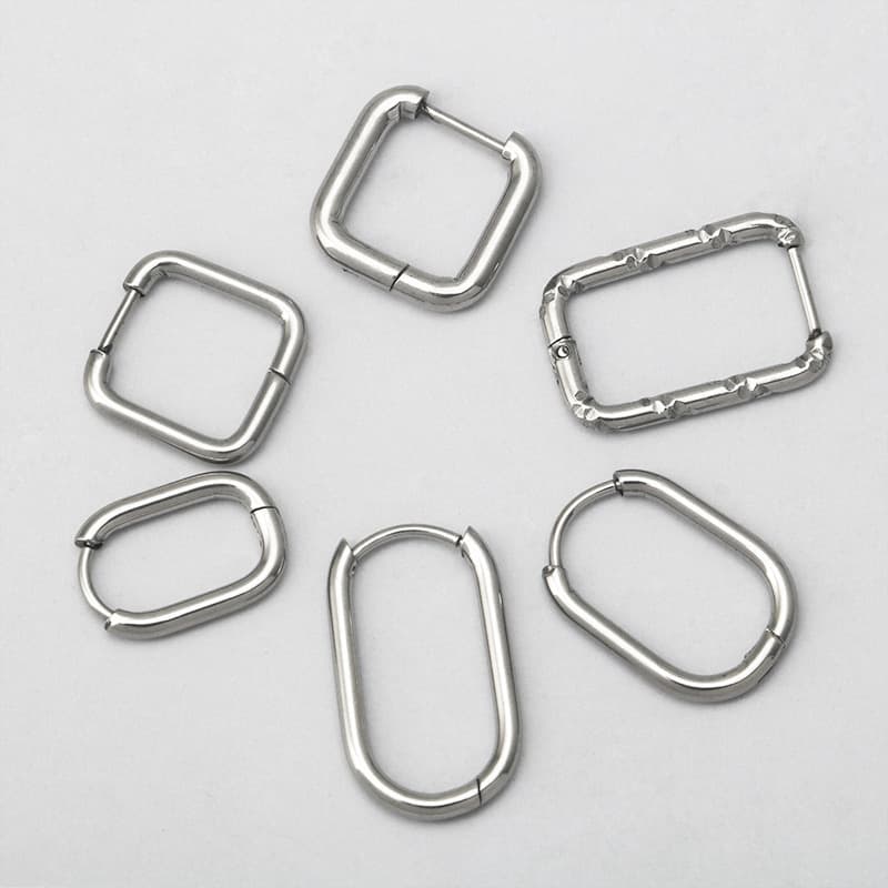 メンズピアス 幾何学ピアスコレクション ステンレス