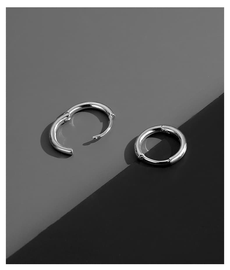 メンズピアス 二連バーピアス