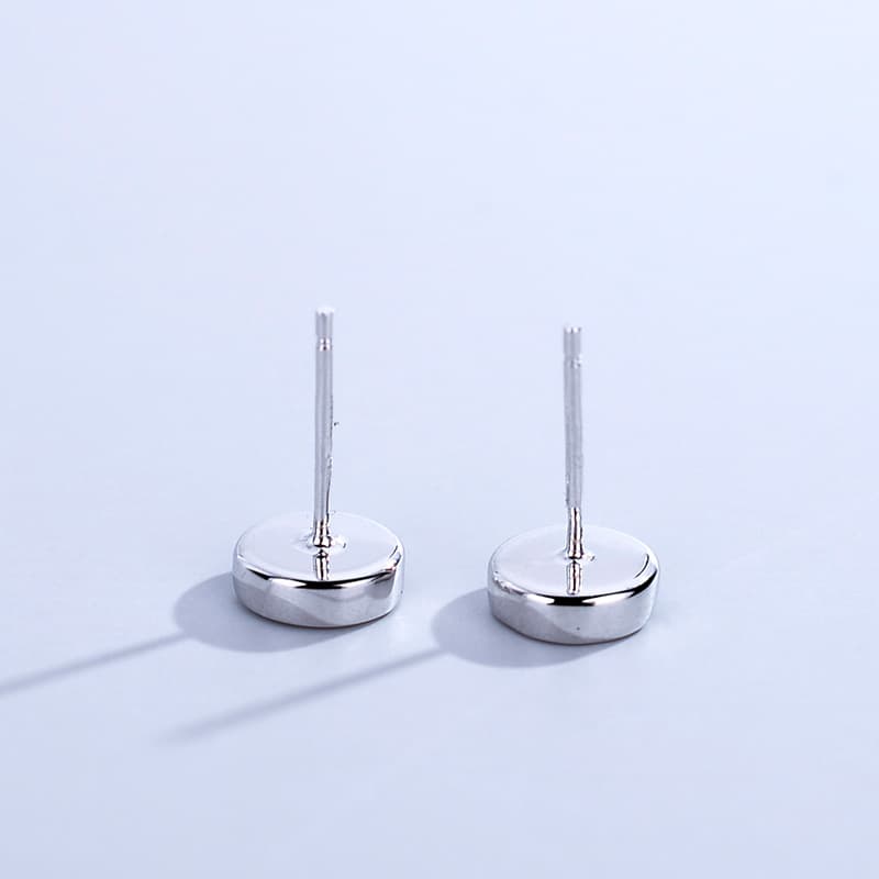 メンズピアス 波紋模様のミニマルスタッドピアス