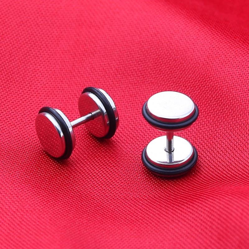 メンズピアス シンプル輝き チタンピアス
