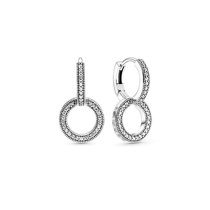 メンズピアス 上質なきらめき フープピアス