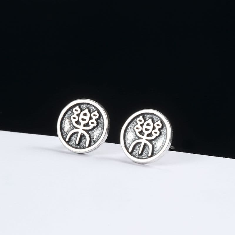 メンズピアス 和風漢字 キー バランスピアス