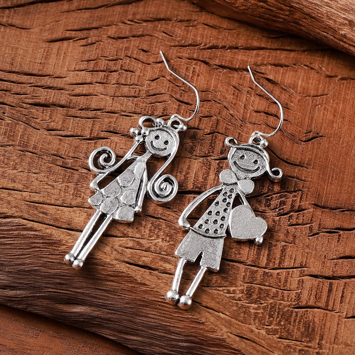 メンズピアス ペアスマイル人形ピアス