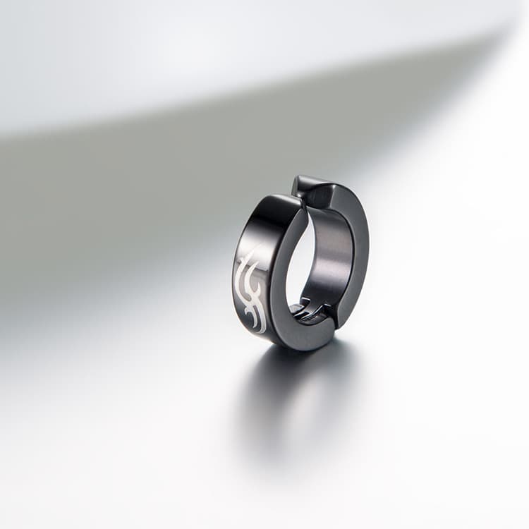 メンズピアス シンプル輝きイヤリング